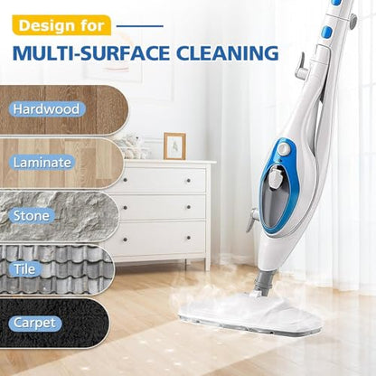 LINNIW 6 Pack Replacement Steam Mop Pads Compatible for PurSteam ThermaPro 10-in-1 - size: Pack of 6