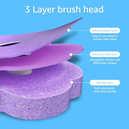 36 Toilet Brush Refills Replacement Heads for Wall Mounted Toilet Cleaning Kit Extended Handle 360 Deep Cleaning Bathroom - color: 36 Refills