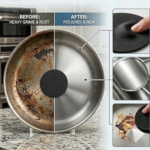 Cleaning Sponge, Cellulose Sponges Scouring Pad, No Scratching for Cookware, Soft Surface, Scorch Stain Remover, No Residue, Kitchen Tool 4pcs - size: 4pcs