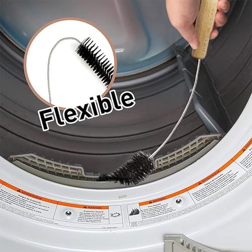 Refrigerator Coil Cleaning Brush,Sewer Set Brush Clog Remover, for Toilet,Kitchen Sink,Sewer,Bathroom Bathtub Hair Clogging Cleaning Tool,Long Drain Brushes,Pipe Brushes, Sink Drain Cleaner Set 3Pcs