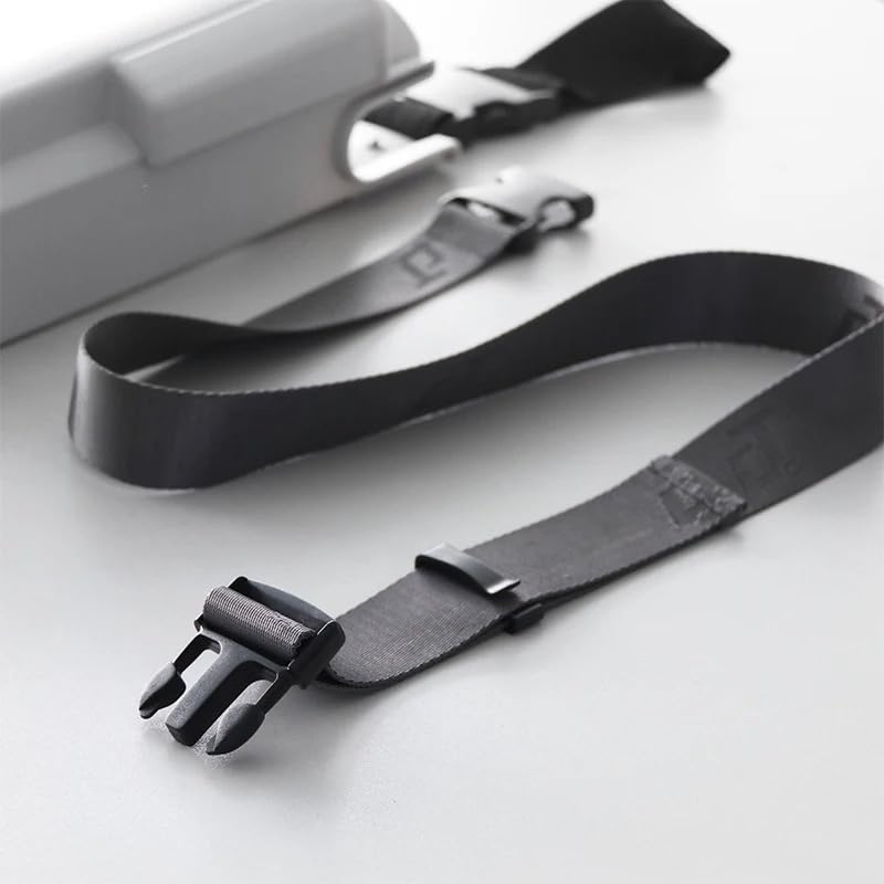 Window Cleaning Holster with Belt - Detachable Side Bucket Squeegee Holder Tool Belt - color: Gray