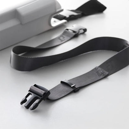 Window Cleaning Holster with Belt - Detachable Side Bucket Squeegee Holder Tool Belt - color: Gray