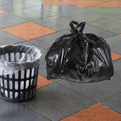 Alipis Heavy Duty Kitchen Garbage Bags with Drawstring, 100pcs 32x52 Thick Plastic Trash Can Liners for Bathroom and Office Waste Bins