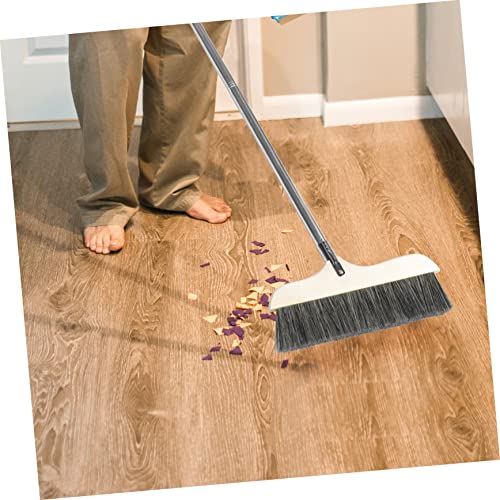 Beavorty Detachable Soft Bristle Broom with Long Handle Lightweight Indoor Cleaning Tool for Home Office Easy to Store Hardwood Floors and Carpets Space Saving Design