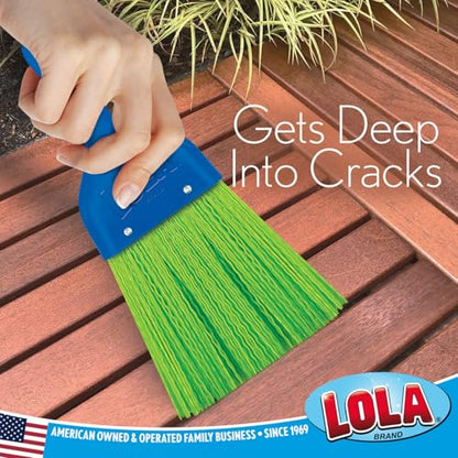 LOLA Whisk Broom, Hand Brush, 72 Pack Durable Bristles, Whisks Away Dirt & Debris, Compact, Hang Hole for Easy Storage, Indoor/Outdoor - size: 72 Pack, style: 2026 Model