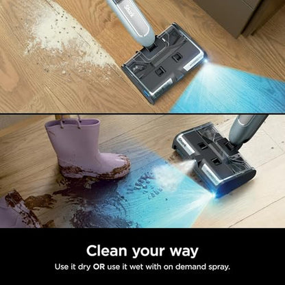 Shark HydroDuo with Dirt-Reveal Technology, Cordless, Everyday Hard Floor Cleaning System, Wet & Dry Debris Pickup, Mops & Scrubs All at Once, Hardwood, Tile, Laminate & Stone, WW200 (Renewed)