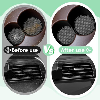 TeSabMi Car Cleaning Gel Car Cleaning Putty Car Putty Car Interior Cleaner Car Slime Car Detailing Kit Car Accessories Gifts for Men Women Stocking Stuffers Green - color: Green