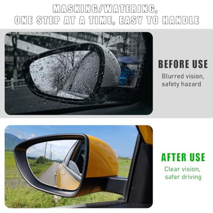 Ohleats Small Silicone Window Squeegee, Auto Windshield Water Blade Scraper, All-Purpose Water Squeegee Wiper for Mirror Home Cleaning, Car Accessories (Sky Blue) - color: Sky Blue