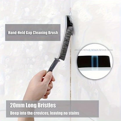 Long Handle Window Brush Slim Narrow Head Flexible Bristles Ergonomic Handle for Tracks, Sills, Shower Doors 5 or 10 Pack, 5pcs - size: 5pcs