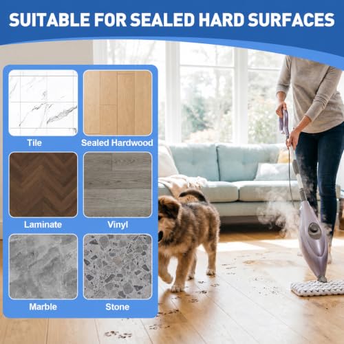 Tidy Monster Steam Mop Pads with Scrub Strips Microfiber Replacement Pad Refills for Shark Steam Pocket Mop S3500 Series S3501 S3601 S3550 S3801 S3901 SE450 S3601D S3901D (White Scrub Stripe 4 Pack) - color: White Scrub Stripe 4 Pack