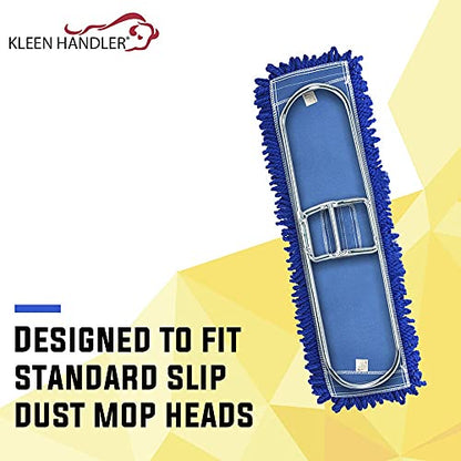 Kleen Handler 18 Inch Commercial Dust Mop Frame (12 Pack) - color: Steel Frame - 18 Inch, size: 12 Pack