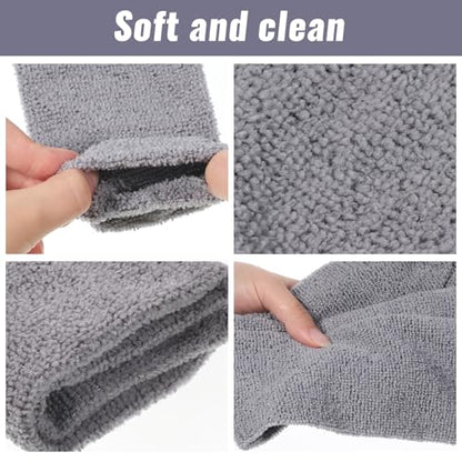6pcs Gap Duster Covers Retractable Gap Dust Cleaner Cloth Flexible Refill Microfiber Cleaner Covers Reusable Washable Gap Dusting Cloth for Cleaning Under Refrigerator Sofa Couch Bed Furniture