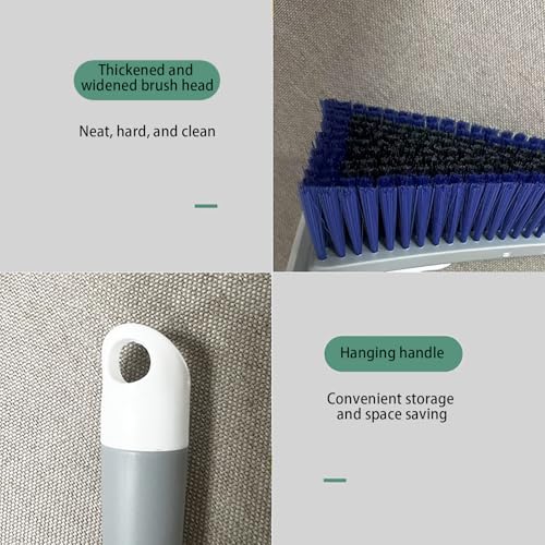 Tub Tile Scrubber Brush 2 in 1 Cleaning Brush 33.46 Inch, Adjustable Telescopic Pole Stiff Bristles Scouring Pads for Cleaning Bathroom Kitchen Toilet Wall Tub Tile Sink Non Scratch (Green) - color: Green