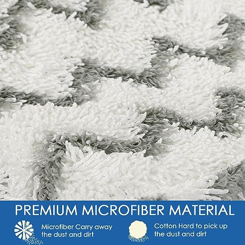 Upgraded Scrub Steam Mop Pad for Shark Steam Pocket Mop S3501 S3601 S2901 S2902 S3550 S3801 S3901 SE450 S3601D S3901D, Steam Mop Replacement Pads for All Hard Floors, 3 Pack - color: 3 Pack Scrub Plush