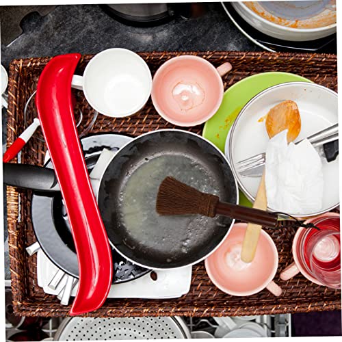 1pc Palm Brush for Efficient Kitchen Cleaning Light Brown Scrub Brush for Dishes Pots Pans and More for Non-Stick Cookware and Versatile Use Kitchen Bathroom and Laundry