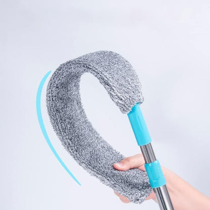 Replacement Gap Duster for Home Coner Place, Durable Flexible Arbitrary Bending Microfiber Gap Dust Brush for Under Furniture Bed Couch Fridge(Grey)