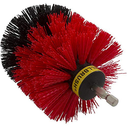 Drill Brush, Useful Products, Power Scrubber, Stiff, Red/Black