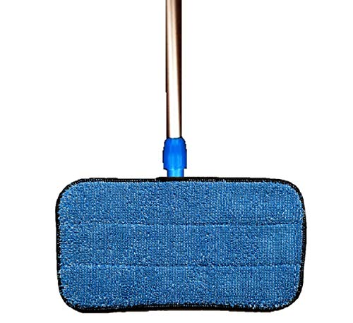 Real Clean 10 inch Commercial Microfiber Mop Kit with Two Premium Microfiber Mop Pads