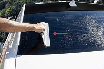 Detailer's Preference Silicone Water Blade Windshield Squeegee for Cars, Streak-Free Drying Tool for Glass, Paint, and Chrome, Flexible Edge for Auto Detailing Professionals, 12.25-Inch - size: Standard