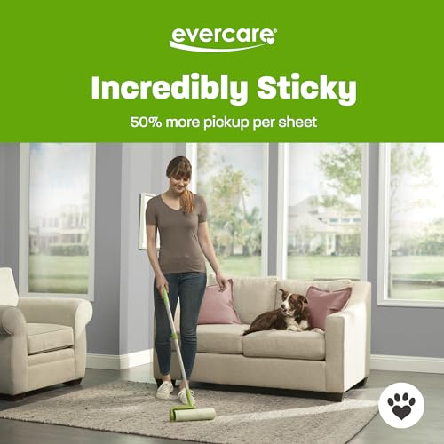 Evercare Pack of 3 All-Purpose Pet Mega Oversized Lint Roller Refills, 50 Sheets Each - size: 50 Count (Pack of 3), style: 3-Pack Mega Lint Rollers (50 Sheets Each)