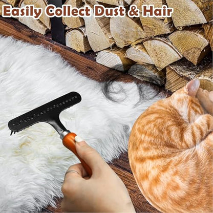 Carpet Rake, Hand Held Carpet Rake for Matted Carpets, Portable Shag Rug Rakes Carpets, Making it Fluffy
