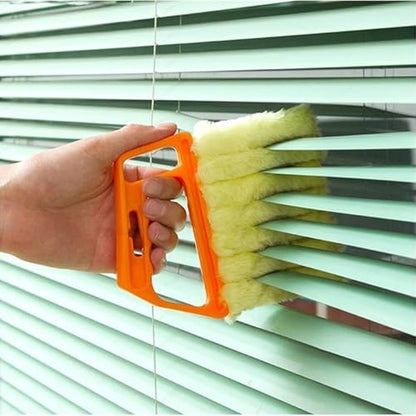 Window Venetian Blind Cleaner Duster Tool Removable Washable 7 Fingers Dusting Cleaner and Air Vent Cleaner for Cleaning Blinds Air Conditioner