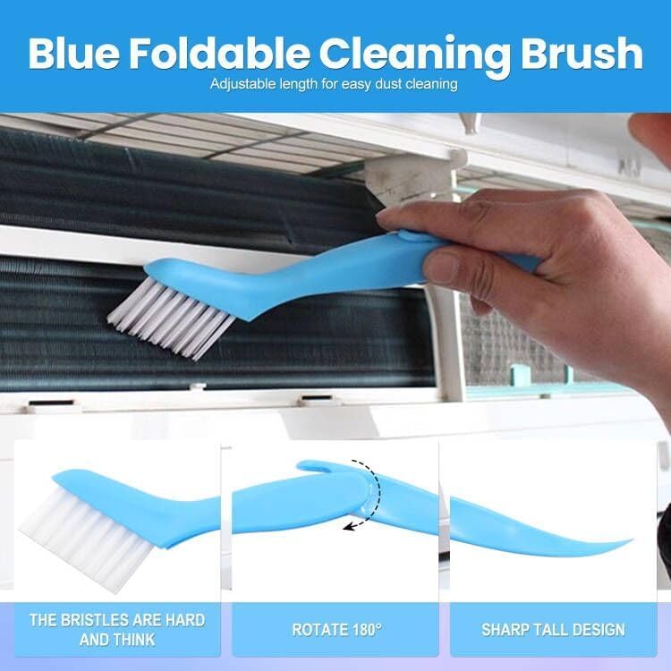 3 Pcs Air Conditioner Condenser Fin Comb Cleaner Kit, Ac Coil Cleaner Brush,1 Stainless Steel Radiator Fin Comb Straightener Refrigerator Tools,Cleaning Brush with Evaporator Radiator Clean Tool