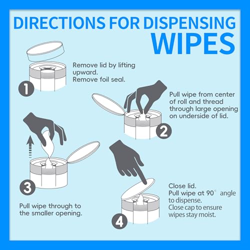 Screen Wipes, 100 Ct, Canister, Lint & Streak-Free