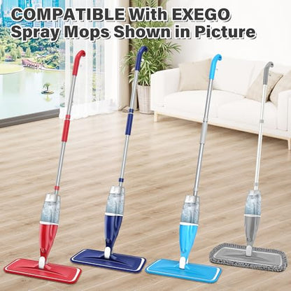 Spray Wet Mops with 3 Pads 2 Refillable Bottles for Hardwood Floor Cleaning