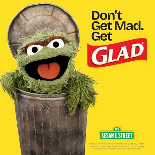 Glad ForceFlex Tall Kitchen Trash Bags, 13 Gallon, Fragrance Free, 110 Count (Package May Vary) - size: 110 Count (Pack of 1)
