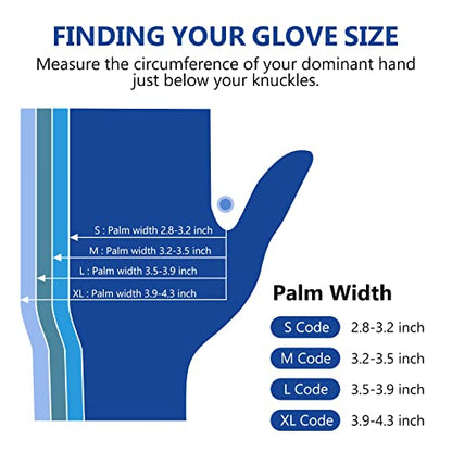 squish Disposable Gloves, 100 Count 4 mil Clear Vinyl Gloves Latex Free Powder-Free Health Glove Cleaning Rubber Glove for Kitchen Cooking Cleaning Food Handling, Medium - size: Medium (Pack of 100)