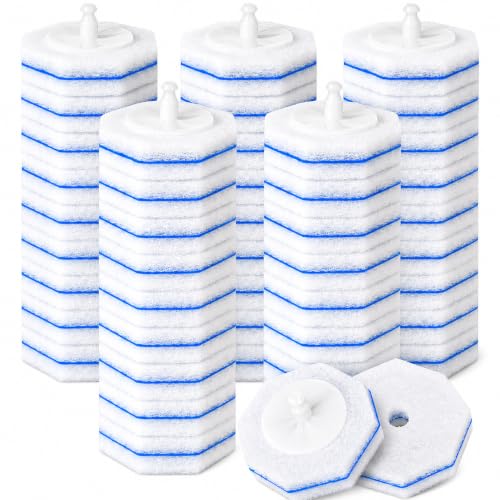 50 Count Toilet Wand Refills for Clorox, 5X Cleaning Power Toilet Bowl Wand Refills & High-Density Disposable Toilet Brush Scrubber - No Falling Apart, Instant Foam for Bathroom Cleaning - size: 1 Count (Pack of 50)