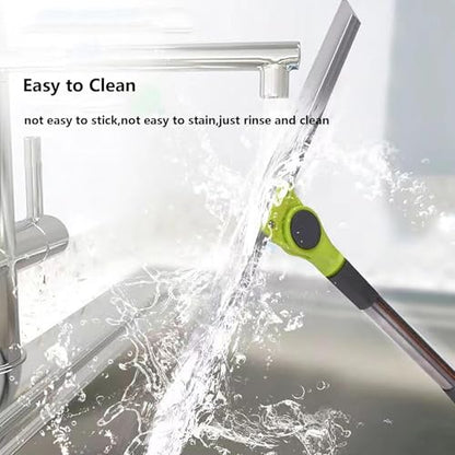 Rubber Broom for Pet Hair Hardwood Floor, with 51 Long Handle Silicon Broom, Squeegee Mop for Floor Cleans Glass,Fine Dust,Hair,Liquids,Small:35×130cm - size: Small:35×130cm