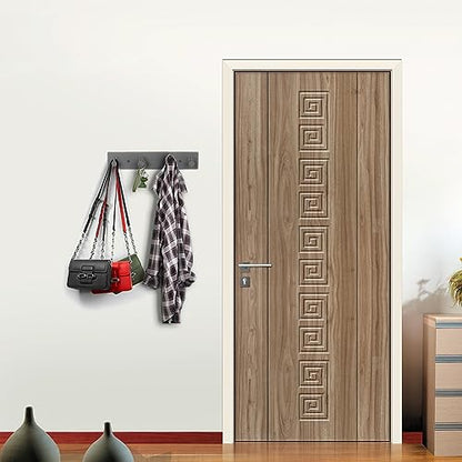 VIRFIN Key Hooks for Wall, Self Adhesive Key Holder for Wall with 2 Self-Adhesive Tapes, No Damage Key Holder Rack for Wall with 4 Key Hooks for Entryway, Door, Bathroom, Kitchen - size: 4 Hooks