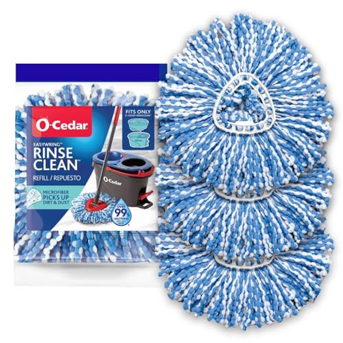 O-Cedar RinseClean Spin Mop Microfiber Refill, 1 CT (Pack of 3) - size: 3-Pack
