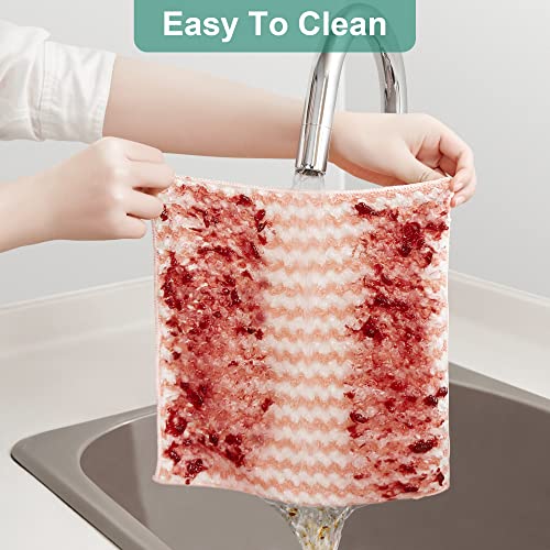 JOYMOOP Hands-Free Mop and Bucket with Wringer Set with Microfiber Cleaning Cloth, Househould Cleaning Tool of Floor Mop and Kitchen Towels