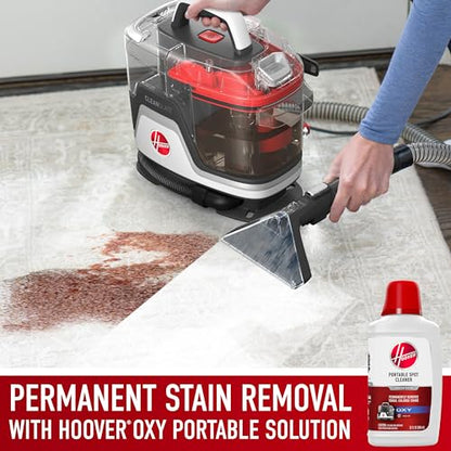 Hoover CleanSlate Plus Portable Carpet + Upholstery Spot Cleaner Machine, Powerful Suction with Versatile Tools, Pet Stain Remover, Car and Auto Detailer, Pair with Hoover Carpet Cleaner Solution - style: CleanSlate Plus