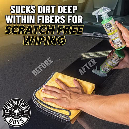 Chemical Guys Professional Grade Premium Microfiber Towels for Cars, Gold, 24" x 16", Ultra-Soft and Scratch-Free Car Detailing Cloths for Trucks, Motorcycles, and More - 6 Pack - size: 24"x16", style: 6 pack