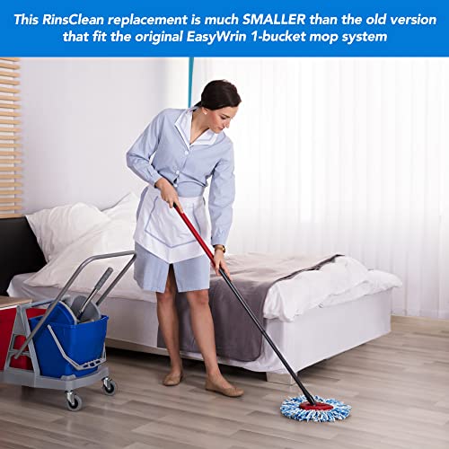 3 Pack Mop Replacement Heads for O-Ceda RinseClean Spin Mop, Microfiber Spin Mop Refills, Easy Cleaning Mop Head Replacement Refill - color: 3pc for Rinseclean Base