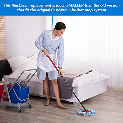 3 Pack Mop Replacement Heads for O-Ceda RinseClean Spin Mop, Microfiber Spin Mop Refills, Easy Cleaning Mop Head Replacement Refill - color: 3pc for Rinseclean Base