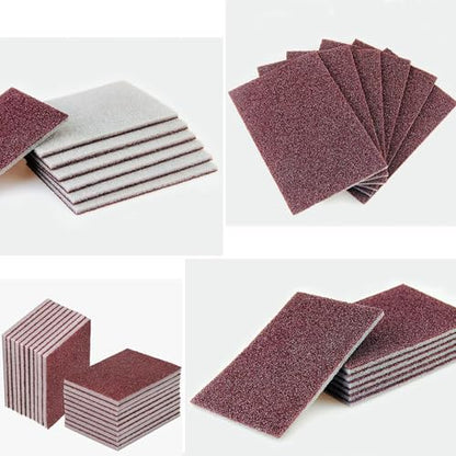 Magic Cleaning Sponge, Heavy Duty Abrasive Scouring Pad for Pots and Pans, Non-Scratch Scrub Sponge for Kitchen Cleaning, 5-Pack