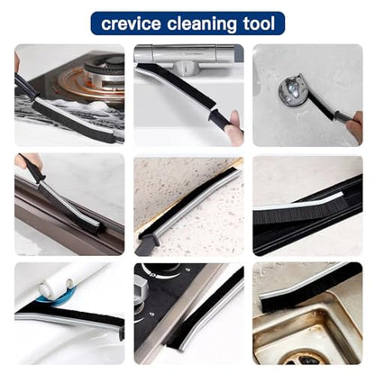 6 PCS Crevice Cleaning Brush,Hard Bristle Crevice Cleaning Brush,Crevice Cleaning Tool is Effective to Clean the Small Gap of Kitchen, tolilet and Windows. (6pcs) - style: 6pcs
