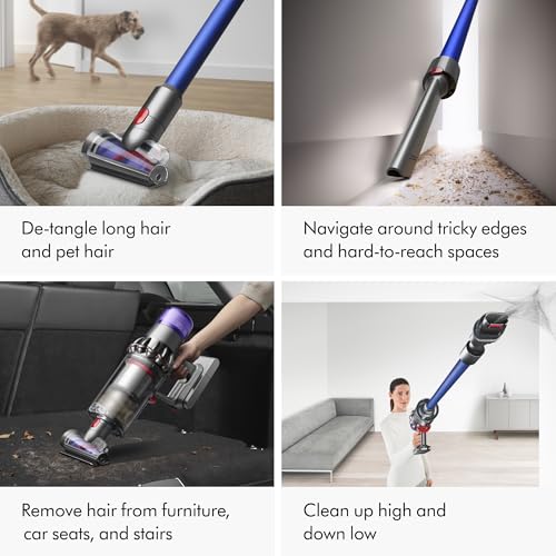 Dyson V11 Cordless Vacuum, 185AW, 3 Power Modes, Up to 60 Minutes,² Deep Cleans Hard Floors and Carpets, Detangles pet Hair, Converts to Handheld - style: V11
