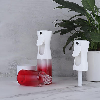 Water Spray Bottle for Hair, Continuous Spray Mist Bottle for Hairstyling Cleaning, Plants Essential Oil Hydration Makeup More, 6.8oz/200ml, Home Essentials, Gradient Red - color: Gradient Red