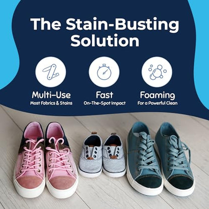 Miss Mouth's Messy Eater Stain Treater and Messy Steppers Shoe Cleaner Magic Duo - Stain Remover for Clothes, Carpet, Upholstery and Shoe Cleaner for Sneakers, Leather, Cloth, Mesh - style: Combo Pack