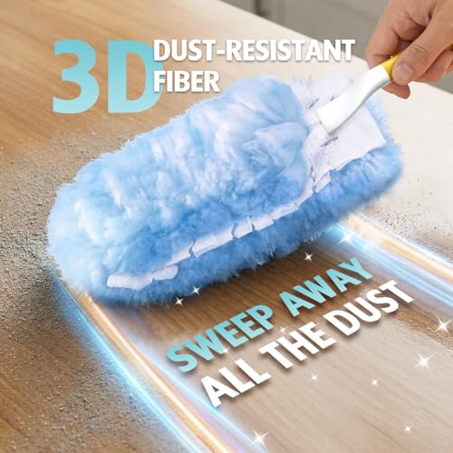 Duster Refill for Swiffer Duster, 50 Count Heavy Duty 2 Side 360° Duster Refills, 6X Microfibers, Disposable Multi Surface Dusters for Cleaning (Not Include Handle) - color: 50 Refills