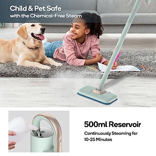 Newbealer Steam Mop NB602N bundle with 8 Washable Microfiber Pads