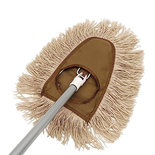 Stanley Home Products Washable Nylon Dry Mop - Removes Dust and Dirt from Surfaces and Hard to Reach Areas (Complete Mop) - size: Complete Mop
