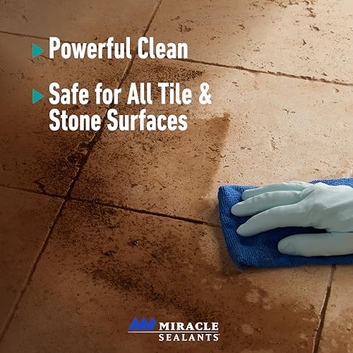 Miracle Sealants Miracle Heavy Duty Non-Acidic Cleaner, Tile & Stone Cleaner & Grout Haze Remover, Quart - size: 32 Fl Oz (Pack of 1), style: Jug