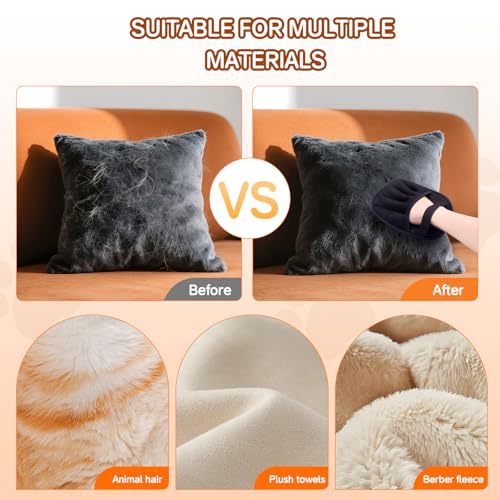 Pet Hair Remover Electrostatic Gloves,Pet Hair Removal for Cats & Dogs, Cat Grooming Gloves，Pet Hair Fur Removal Mitt, Cleanup for Furniture, Clothing, and Upholstery,Reusable, Quick & Easy Cleaning - color: 1pcs